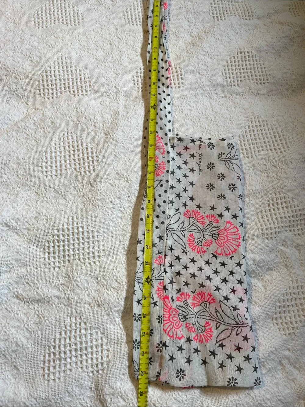 Free People Boho Pattern Reusable Cloth Tote Bag